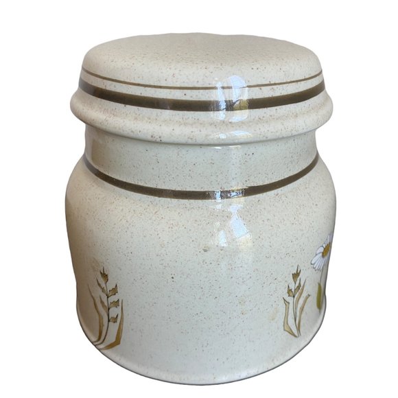 Royal Doulton Kitchen Vintage Royal Doulton Lambethware Hill Top Pattern Lidded Sugar Bowl